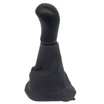 Kit Coifa de Câmbio Manopla Renault Sandero 2007 a 2014 Logan 2007 a 2013 Bola Tampa Preta