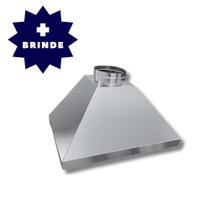 KIT Coifa de Parede Gourmet +BRINDES Aço Galvanizado Fogão Churrasqueira KIT Coifa de Parede Gourmet +BRINDES Aço Galvanizado Fogão Churrasqueira