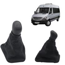 Kit Coifa + Manopla Sprinter 5M 2003 A 2011 Grafite / BolaCinza Kit Coifa + Manopla Sprinter 5M 2003 A 2011 Grafite / BolaCinza