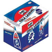 Kit Cola branca tenaz Pritt Henkel, lavável atóxica com 12 unidades de 35g