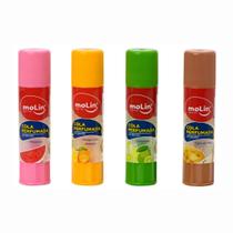 Kit Cola em Bastão 8g Perfumada c/ 4 Unidades Molin