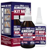 Kit cola mdf almasuper 290ml