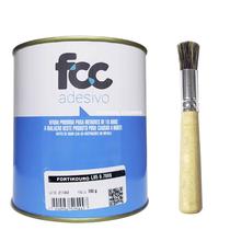 kit cola para carpete, espumas,couro 700g e pincel