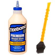 Kit Cola para Madeira II Premium 946 ml e Pincel de Silicone Titebrush Titebond