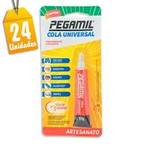 Kit Cola Pegamil Universal para Artesanato 17g - 24 unidades