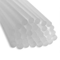 Kit Cola Quente Make + Fina Transparente Pct Com 10 Bastões de 30Cm