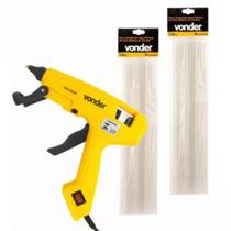 Kit Cola Quente Profissional Bivolt 12mm +12 Bastões Vonder