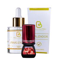 Kit Cola Ruby Elite + Finalizador Bell Nutry Extensão Cílios