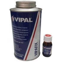 Kit Cola Vipafix 1kg + Catalisador 25ml e Tempo 60min Vipal