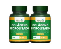 Kit Colágeno Hidrolisado Bionatus Com 2 Potes De 70 Cápsulas Cada