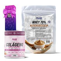 Kit Colágeno Laranja C/Acerola + Whey Concentrado 70% Doce de Leite