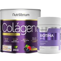 Kit Colágeno Verisol Com Ácido Hialurônico Premium + Biotina Nutrilibrium Kit Colágeno Verisol Com Ácido Hialurônico Premium + Biotina Nutrilibrium