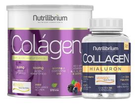 Kit Colágeno Verisol Hialuron Versão Pó + Versão Cápsulas Nutrilibrium