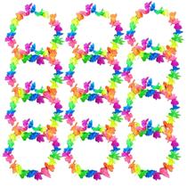 Kit Colar Havaiano Com 12 Unidades Colorido Carnaval Festa Havaiana M1 Kit Colar Havaiano Com 12 Unidades Colorido Carnaval Festa Havaiana M1