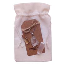 Kit Colar - Pedra Natural - Cristal - Energia&Cor