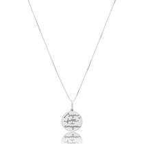 Kit Colar Veneziana 45cm Com Pingente Em Prata 925