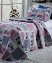 Kit Colcha 2 Pçs Infantil Patchwork Rozac