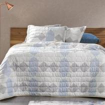 Kit Colcha 3 Peças Casal Toque Acetinado Altenburg Conectada - Diamond Collage