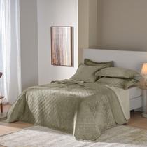 Kit Colcha Aveludado King com 2 Porta Travesseiro Velvet Appel Home