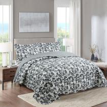 Kit Colcha Bouti Patchwork Queen 3 Peças Conforto e Estilo