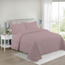 Kit Colcha Bouti + Porta Travesseiro Solteiro Teka Lisa