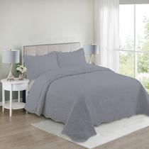 Kit Colcha Bouti + Porta Travesseiro Solteiro Teka Lisa