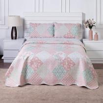 Kit Colcha Bouti Queen 3 Peças Dupla Face Ultrassonic 11