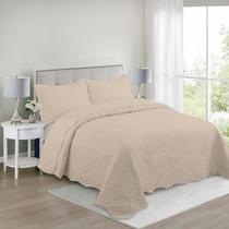 Kit Colcha Bouti Tamanho Casal + Porta Travesseiro Teka - Lisa