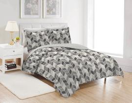 Kit Colcha Boutis Ultrassônica Estampada King