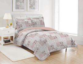 Kit Colcha Boutis Ultrassônica Estampada Queen - Bett Design