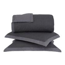 Kit Colcha Buddemeyer Percalle Madison Marrom 180 Fios - 100% Algodão - Casal 3 Peças Kit Colcha Buddemeyer Percalle Madison Marrom 180 Fios - 100% Algodão - Casal 3 Peças