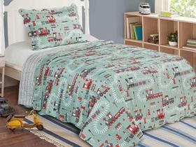 KIT COLCHA CAM EVOL INFANTIL 160X230 TRILHOS - Camesa