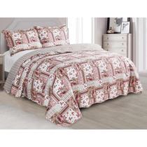 KIT COLCHA CAM EVOL PATCHWORK SOLTEIRO SAND - Camesa KIT COLCHA CAM EVOL PATCHWORK SOLTEIRO SAND - Camesa