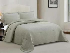 Kit colcha cam neo checks casal 220x240 fendi - camesa