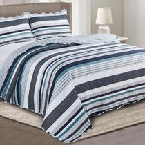 Kit Colcha Camesa Evolution Queen 2,40x2,60 Niagara 03 peças Kit Colcha Camesa Evolution Queen 2,40x2,60 Niagara 03 peças