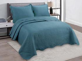 Kit Colcha Camesa Fiore Casal 2,20m x 2,40m Sortido - Elegância e Conforto