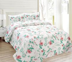 KIt Colcha Casal 3 Peças Patchwork Ultrassônica Helena KIt Colcha Casal 3 Peças Patchwork Ultrassônica Helena