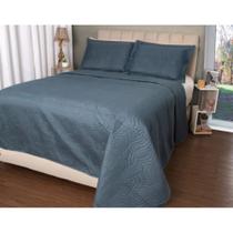Kit Colcha Casal 3P Patchwork Lisa Realce - Sultan
