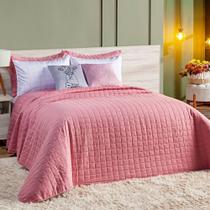 Kit Colcha Casal 7 pçs Percal 300 fios Basic Estampado