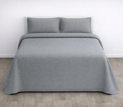 Kit Colcha Casal Algodão Piquet Gênova Hotel 220x240 cm Teka 3 Peças
