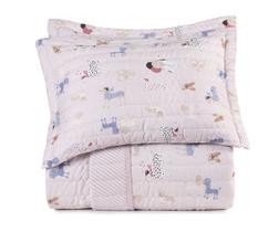 Kit Colcha Casal Infantil Altenburg Pet Chic 3Pçs