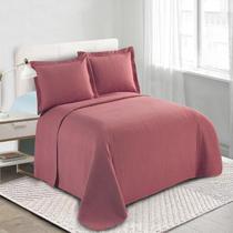 Kit Colcha Casal Loft 220X240Cm 3 Peças Marrom 18-1110