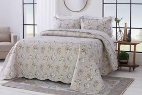 Kit Colcha Casal Patchwork Paris 03 Peças Kit Colcha Casal Patchwork Paris 03 Peças