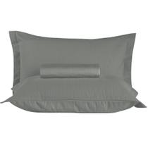 Kit Colcha Casal Teka Piquet Favo Gênova Liso 100% Algodão 3 pçs