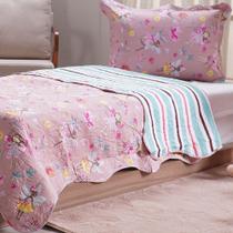Kit Colcha Casal Ultra Lisse Kids New Rolinho 210x230cm Fairy Tale