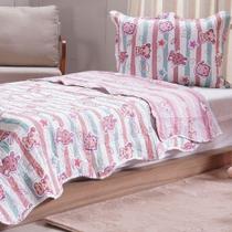 Kit Colcha Casal Ultra Lisse Kids New Rolinho 210x230cm Kittens