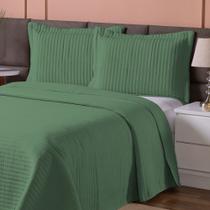 Kit Colcha Cobre Leito 3 Peças Casal Queen 200 Fios Dupla Face Com Porta Travesseiro Matelado Belton Clean - FV Enxovais Kit Colcha Cobre Leito 3 Peças Casal Queen 200 Fios Dupla Face Com Porta Travesseiro Matelado Belton Clean - FV Enxovais