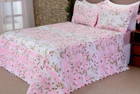 KIT Colcha Cobre Leito Bouti Garden Queen Luxo Premium ~ 3 Peças ~~