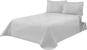 Kit Colcha Cobre Leito Casal Padrão 3 Peças 170 Fios com Porta Travesseiros Roupa Cama Box - FV Enxovais Kit Colcha Cobre Leito Casal Padrão 3 Peças 170 Fios com Porta Travesseiros Roupa Cama Box - FV Enxovais