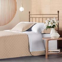 Kit Colcha Cobre Leito Casal Previlege - Andreza Khaki